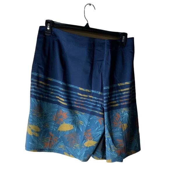 Salty Crew Floral Swim Trunk Men 44 Drawstring Summer Tropical Beachy Boardshort - Picture 4 of 12